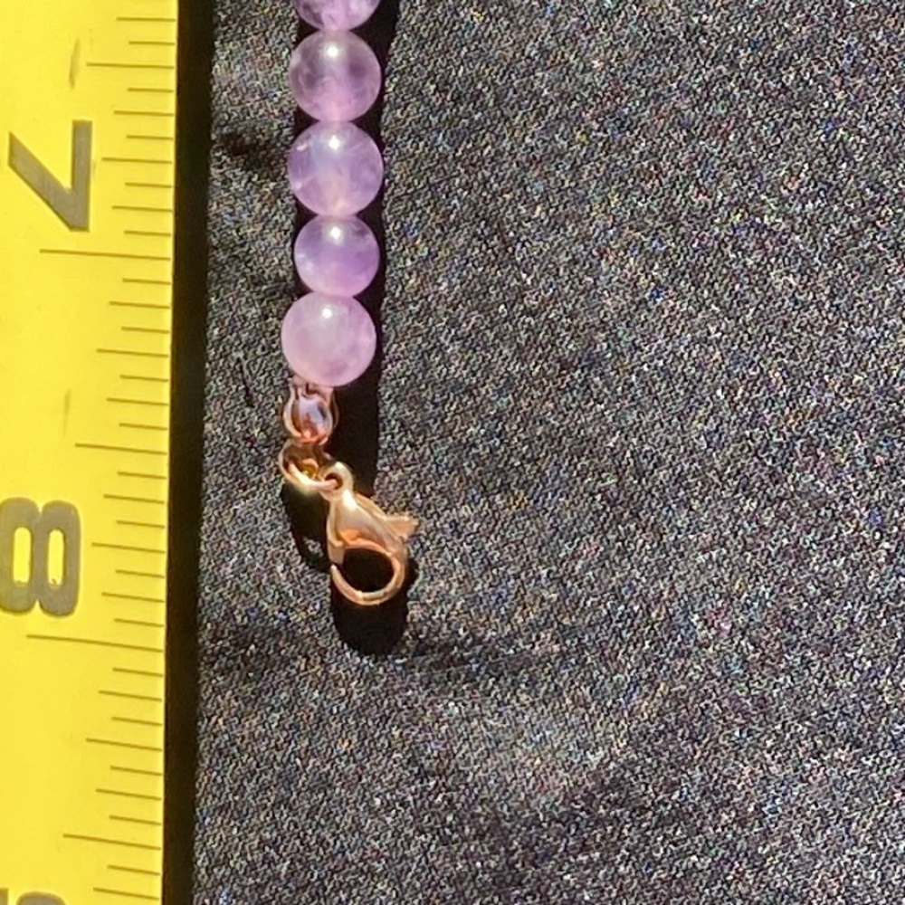INSPIRATION CO. “THE BEST IS YET TO COME” BRACELET W/ ROSE GOLD TONE CHAIN - Picture 11 of 12